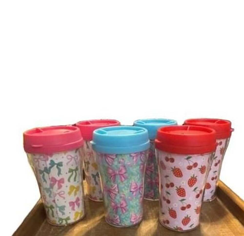 Unbranded Tumbler Travel Mug Cup Set of 6
